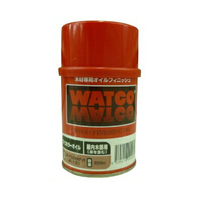 ☆期間限定☆はけ付き ワトコオイル マホガニー W-09 [200ml] WATOCO・家具・壁面・建具・オイルフィニッシュ