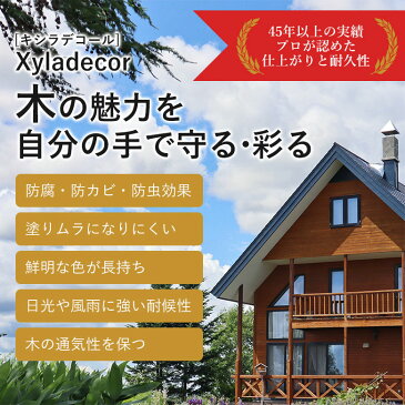 ☆期間限定☆ベロ付き（塗料缶の注ぎ口用具） 【送料無料】 キシラデコール [4L×2缶セット] XyLadecor 大阪ガスケミカル