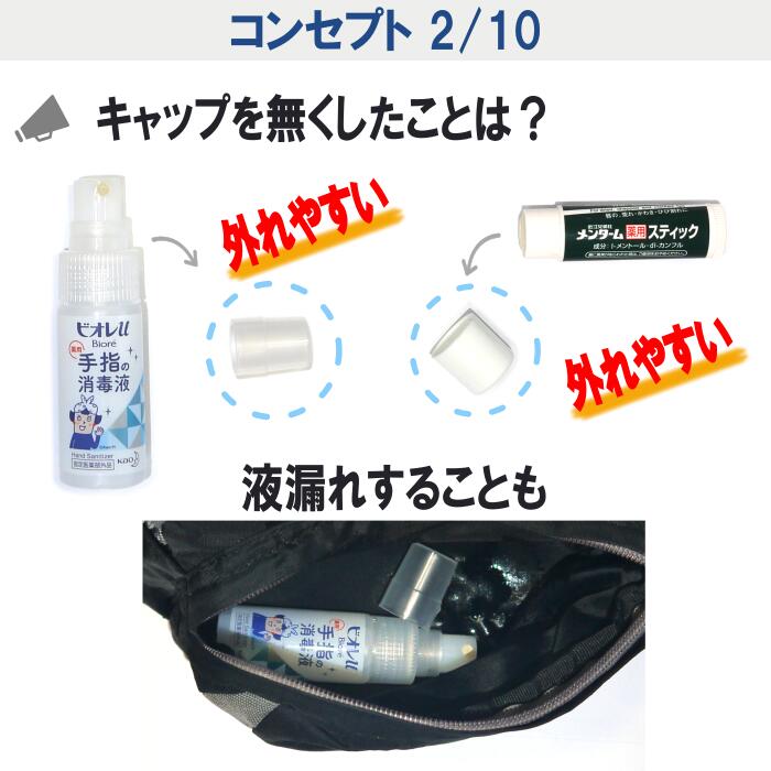 カラーマーク【キャップ ホルダー】スプレーボトル ハンドジェル 携帯 携帯用 リップクリーム 蓋 紛失防止 ケース カバー アルコール 消毒 消毒液 除菌 除菌液 スプレー ジェル ボトル 小分け 容器 子供 こども 可愛い かわいい シリコン ゴム リング