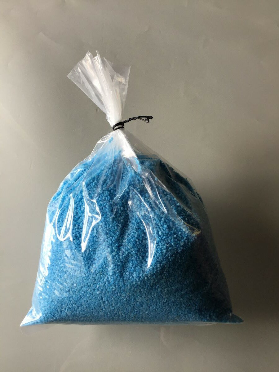 CV-22/ 5 kg カラーサンド 小粒　(1.5mm前後) スカイブルー　5 kg