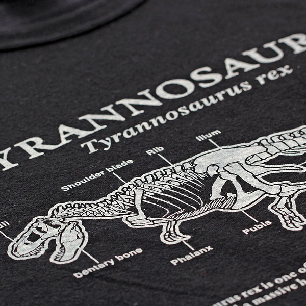 Lサイズ Tシャツ 半袖 サイエンスデザイン 動物 恐竜 サメ 古代魚 シーラカンス オオカミ ティラノ スピノ 洋服 トップス