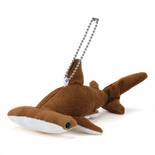 鮫 アカシュモクザメ ぬいぐるみマスコット チェーン付 | キーホルダー ストラップ 持ち運び 携帯 海の生物 リアル 魚 サカナ 魚のぬいぐるみ 鮫 サメ 誕生日 縫いぐるみ どうぶつ 赤ちゃん 癒し 手触り 生物 動物ぬいぐるみ 赤ちゃん用のサムネイル