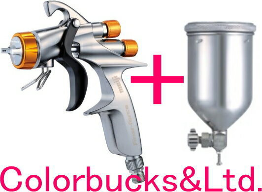 ■【在庫あり】【FINER-FORCE TypeR】【4GF-Uカップ付】1.4mm口径【ファイナーフォース】タイプR明治機械製作所 meijiスプレーガン Type R【スプレーガン本体+フリーアングルカップ付】自動車補修専用【薄膜鏡面】ベース塗装に最適のサムネイル