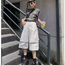 送料無料 ワイドパンツ きれいめ ホワイト ジーンズ ハイウエスト 股上深め ジーパン Aライン ボトムス 大人 カジュアル おしゃれ 美脚 脚長 着やせ 半ズ...
