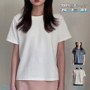 送料無料 レデイースTシャツ 綿100% 速乾 通気 半袖 カジュアル 無地 綿トップス シンプル コットン 伸縮性 カットソー ルームウェア 通勤 インナー ...