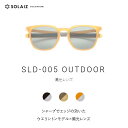 ソライズ サングラス SLD-005 OUTDOOR シャープでエッジの効いたウエリントンモデル(SOLAIZ Outdoor use collection アウトドア 偏光 ユニセックス メンズ レディース メガネ エイジングケア 近赤外線カット)