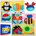知育玩具 木製パズル 絵合わせパズル 木のおもちゃ 知育 パズル 幼児 木のパズル パズル・ブロック 幼児向 木製玩具 人気 脳 ブロック 3 4 5 歳 男の子 こども 女の子 クリスマスプレゼント モンテッソーリ玩具(3)
