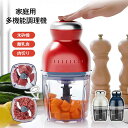 フードプロセッサー 電動 ミキサー 小型 粉末機 家庭用 ブレンダー 離乳食 大根おろし器 肉切り機 コンパクト みじん切り ひき肉機 小型 スムージー ジュー...
