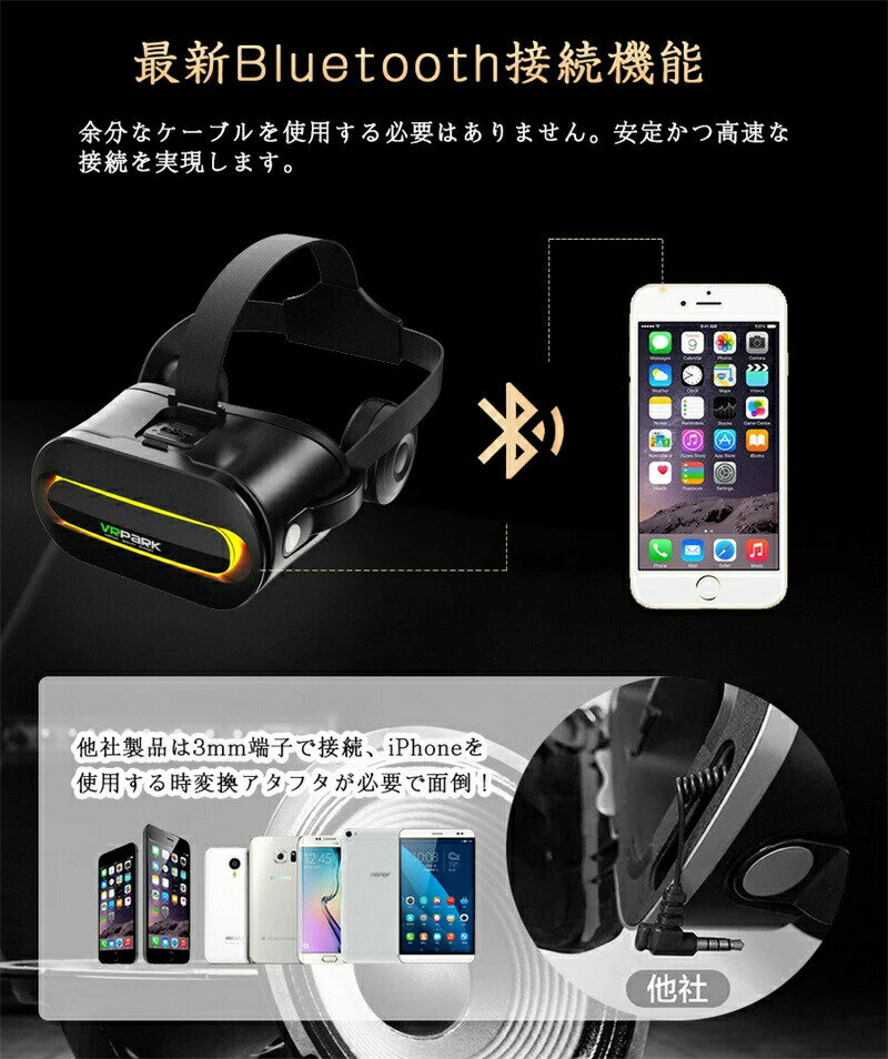 VRゴーグル ハードバンド ブルーライトカットレンズ ブラック VRG-GVSB01BK 商品