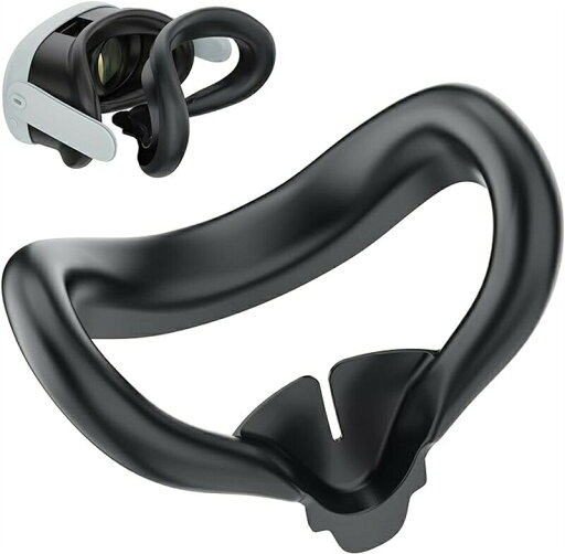 Meta Quest 3 シリコン素材 フェイスカバー メタクエスト3 VR・MRヘッドセット 保護 フェイシャル インターフェイス パッド カバー 専用 人気 簡単装着 アイマスク ソフトカバー Meta Quest 3 シリコン素材 フェイスカバー メタクエスト3 VR・MRヘッドセット 保護 フェイシャル インターフェイス パッド カバー 専用 人気 簡単装着 アイマスク ソフトカバー