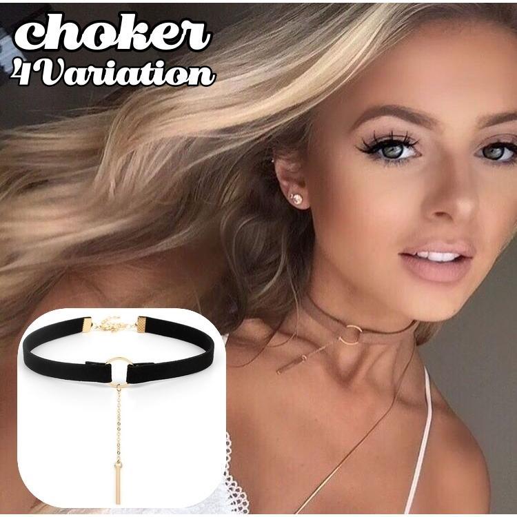 チョーカー ネックレス レディース アクセサリー チェーン 揺れる おしゃれ 大人可愛い きれいめ 首飾り パーティ ギフト プレゼント ファッ