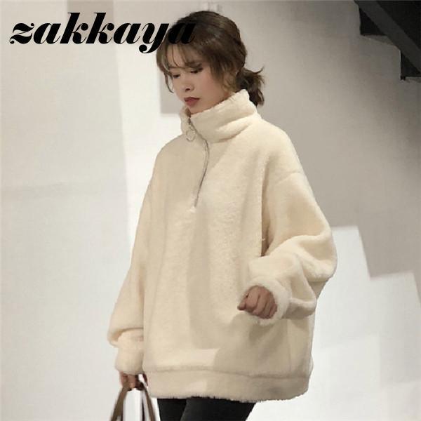 アウター ボアジャケット レディース ブルゾン パーカー フリース ビッグシルエット フリースジャケッ..