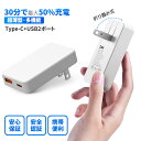 【 30分間最大50%まで充電・2ポート・超薄型 】 iphone 充電器 pd充電器 30W 急速充電器 ipad 充電器USB PD対応 PSE技術基準適合...