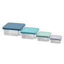保存容器 フレームストレージ 4個セット Abode Homewares ( アボードホームウェア プラスチック 密閉 食洗機対応 電子レンジ対応 密閉容器 プラスチック容器 食品保存容器 保存 容器 食品保存 常備菜 ) 【3980円以上送料無料】