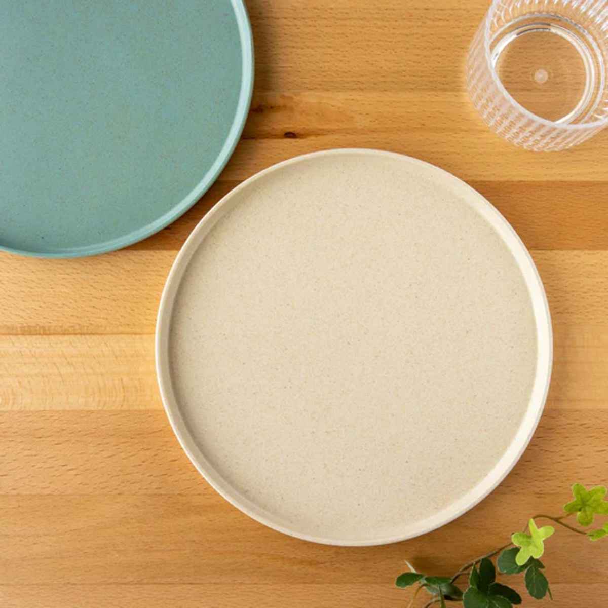 プレート 22cm Merge マージ プラスチック （ 食洗機対応 お皿 中皿 パン皿 モーニングプレート メラミン製 割れにくい 軽い エコ 子供 お年寄り 介護 パン 朝食 おしゃれ ） 【3980円以上送料無料】(3)