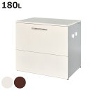 ゴミ収納庫 屋外用 180L 幅69×奥行56×高さ63.5cm ガルバリウム ( ごみ箱 コンテナ 大容量 大型 ダストボックス 収納 屋外収納 ゴミ 収納庫 日本製 180リットル ゴミ置き場 ゴミ箱 物置 保管庫 倉庫 エクステリア 組立品 )【3980円以上送料無料】