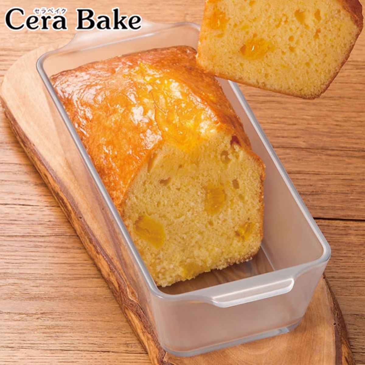 パウンドケーキ型 23×10cm パウンドケーキM CERA BAKE セラベイク 耐熱ガラス （  ...