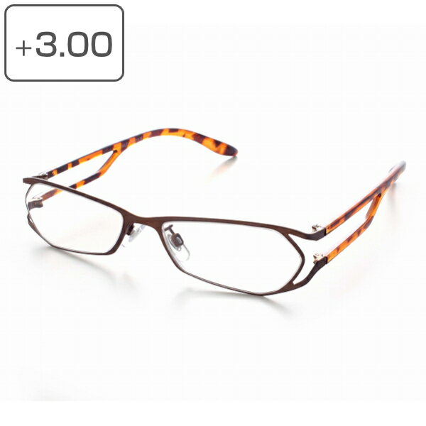 老眼鏡 シニアグラス メタルタイプ 3度 メンズ レディース リーディンググラス 軽量 男性 女性 男女兼用 べっこう柄 フレーム ステンレス 3 頑丈 丈夫 メガネ 眼鏡 めがね おしゃれ 【3980円以…