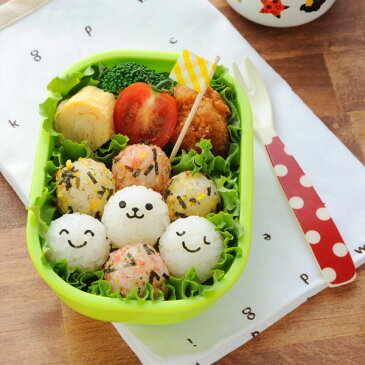 おにぎり型 おむすび型 こむすびボールミニ まんまるおにぎり キャラ弁 ( 海苔カッター お弁当グッズ 子供 デコ弁 顔パーツ 型抜き )【3980円以上送料無料】