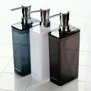 ディスペンサー スリム 詰め替えボトル 550ml ( シャンプーボトル 透明 クリアカラー 日本製 バスグッズ 詰め替え用 ボトル シャンプー 洗面用品 55...