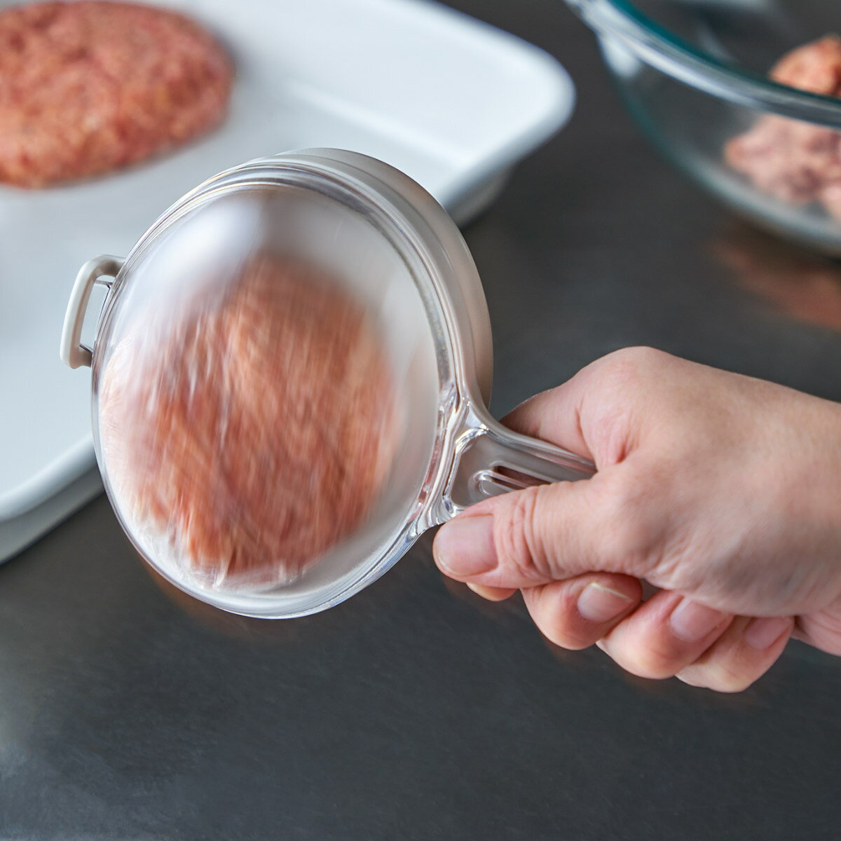 ハンバーグメーカー leye レイエ バシバシ！ハンバーグメーカー 日本製 （ ハンバーグ作り 成型 ...