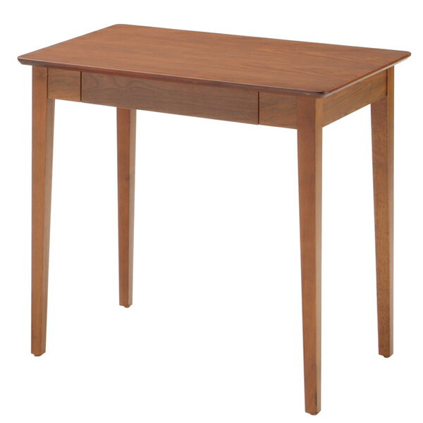 デスク 木製 ウッドデスク 幅70cm ディオーネ （ スリム 机 パソコンデスク 引出し付 収納 コンソール ..