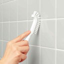 ブラシ アズマジック 取替可能ブラシ ブラシカーブ大 柄付き BA741 ( 掃除 掃除用品 すき間掃除 掃除用ブラシ 本体 浴室掃除 お風呂 タイル 目地 タ...