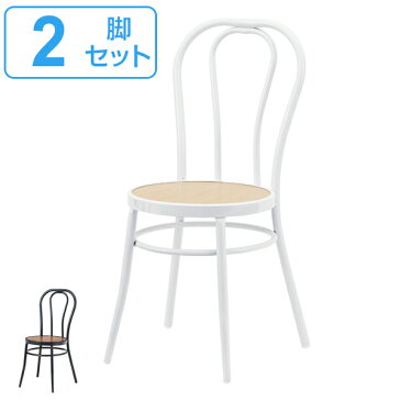 ダイニングチェア 2脚セット チェア 座面高45cm 椅子 イス スチール 木製 ( 送料無料 ダイニングチェアー いす チェアー 食卓椅子 リビングチェア デスクチェア テラス おしゃれ 北欧 腰掛け ダイニング )【3980円以上送料無料】