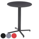 カフェテーブル 幅60cm スチール 円形 丸 テーブル コンパクト 机 ( 送料無料 ダイニング リビングテーブル ダイニングテーブル コーヒーテーブル 1本脚 2人掛け 二人掛け 食卓テーブル 丸テーブル 作業机 ワークデスク パソコン ) 【3980円以上送料無料】|詳細画像