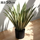 人工観葉植物 アガベ 50cm フェイクグリーン 造花 ( 観葉植物 フェイク 人工植物 アートグリーン 緑 グリーン 癒し リラックス 植木 樹木 人工 枯れない 水やり不要 簡単 おしゃれ インテリア 飾り プランター )【3980円以上送料無料】