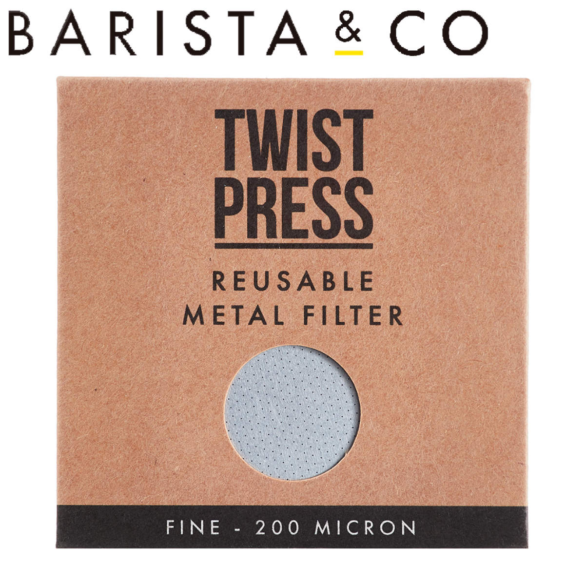 ツイストプレス 専用 BARISTA＆CO フィルター Fine Metal Filter （ バリスタ＆コー ツイストプレス用 交換用 ステンレス メタルフィルター コーヒーフィルター コーヒー プレス 珈琲 ドリッパー コーヒーメーカー ）【3980円以上送料無料】