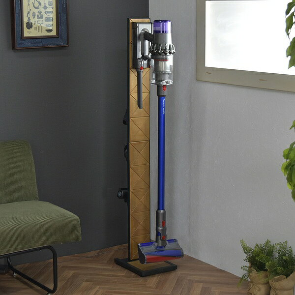 コードレスクリーナー スタンド KALEIDO スリム 木製 （ 送料無料 掃除機スタンド カレイド 掃除機 クリーナースタンド 収納 コードレス 掃除機立て 掃除機収納 スティッククリーナー ツール ） 【3980円以上送料無料】