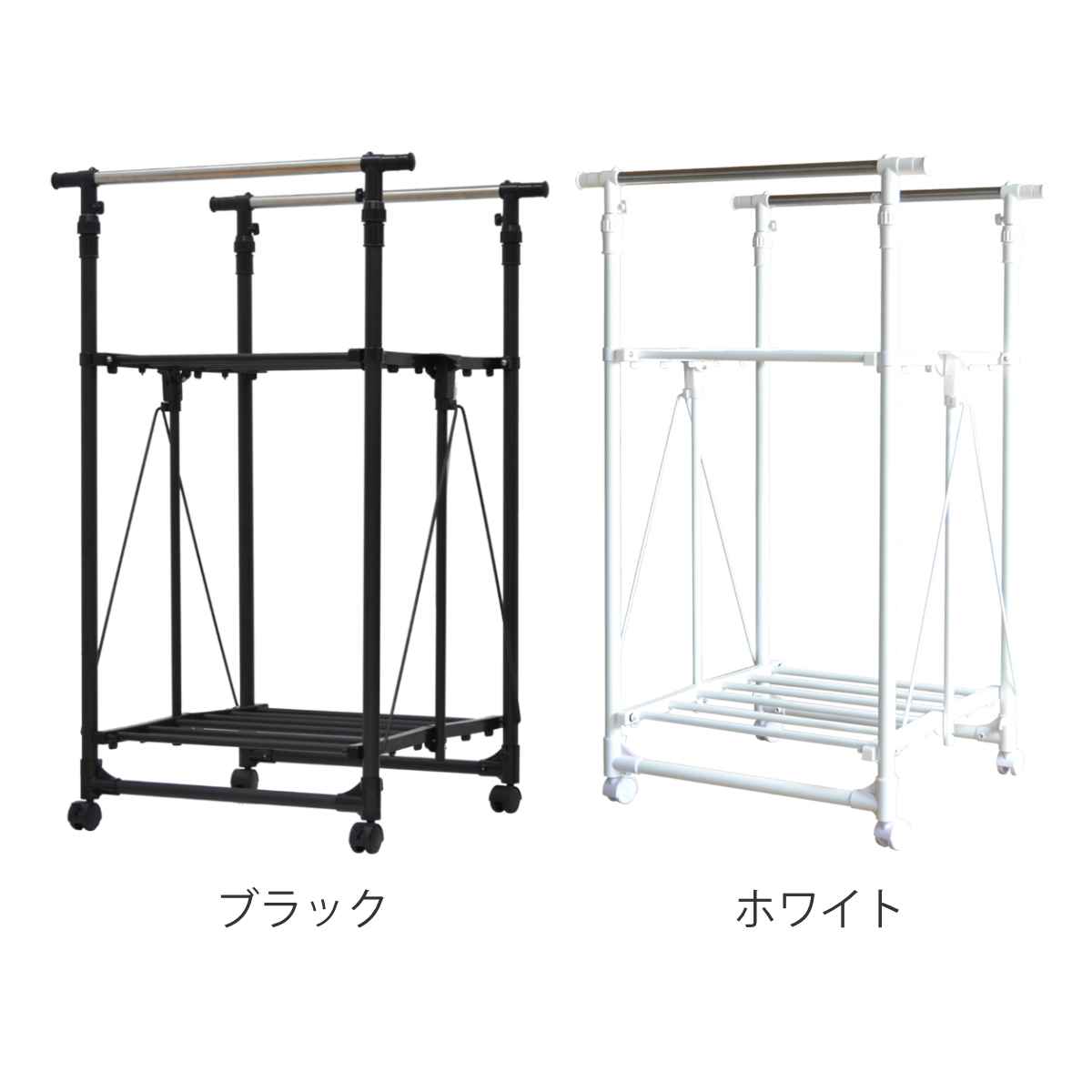 物干し 室内 コンパクト ワンタッチ収納洗濯物...の紹介画像3