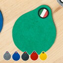 コースター フェルト おしゃれ FELT COASTER ( フェルトコースター コップ敷き 国旗 シンプル 吸水 茶托 グラスマット 布製 布コースター キッ...