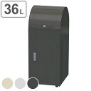 屋内用ゴミ箱 業務用ダストボックス 36L 幅35cm PUSH蓋&カギ付 リサイクルトラッシュ ( 法人限定 送料無料 ゴミ箱 ダストボックス 屋内 36リットル 分別ゴミ箱 分別 ごみ箱 ごみばこ 一般ゴミ 中容器付き ) 【3980円以上送料無料】(3)