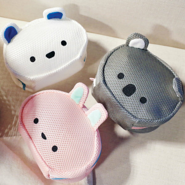 洗濯ネット アニマルブラネット ブラジャー ブラ （ ランドリーネット ランジェリーネット ブラネット アニマル 洗濯用品 ランドリー用品 ブラジャー用ネット ランドリーグッズ 下着 立体メッシュ 3層 ワイヤー 型崩れ防止 ） 【3980円以上送料無料】のサムネイル