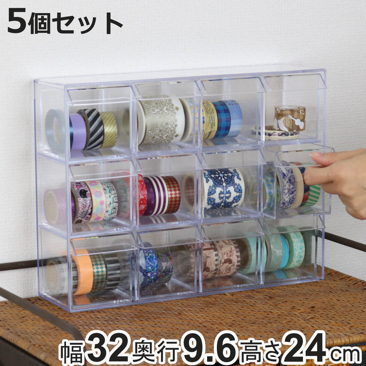 ʪ Ф ߥ ץ饹å ꥢ  Ʃ Ǽ 3ʡ4 ǥ꡼ 5ĥå  ʪǼ ʪ 쥯...