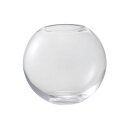 花瓶 GLASS orb グラスオーブ 直径13×高さ11.5cm フラワーベース ( 花ビン 花びん 花器 ベース ガラスベース フラワー 花 飾る 一輪挿し 花入れ ガラス ガラス製 ハンドメイド 手作り クリア 透明 ミニブーケ )【3980円以上送料無料】