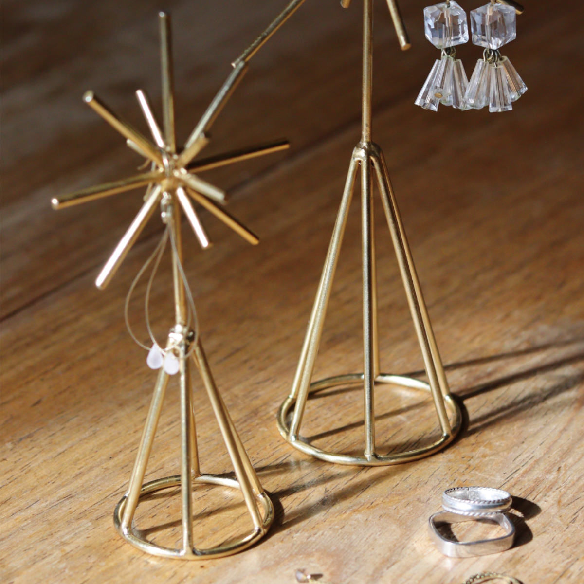 オーナメント インブルーム クロススタンド S 真鍮 ( アクセサリースタンド オブジェ 置き物 北欧 雑貨 おしゃれ クリスマスツリー ピアス 指輪 かわいい...