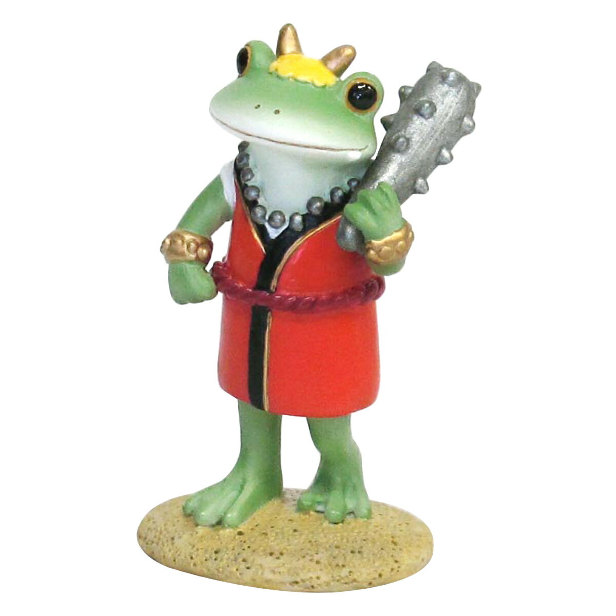 オブジェ カエル 鬼タロウ Copeau （ 置き物 コポー コポタロウ 置物 かえる 蛙 グッズ マスコット ミニチュア 雑貨 オーナメント インテリア 玄関 飾る かわいい 可愛い リビング 卓上 机上 小さい ） 【3980円以上送料無料】のサムネイル