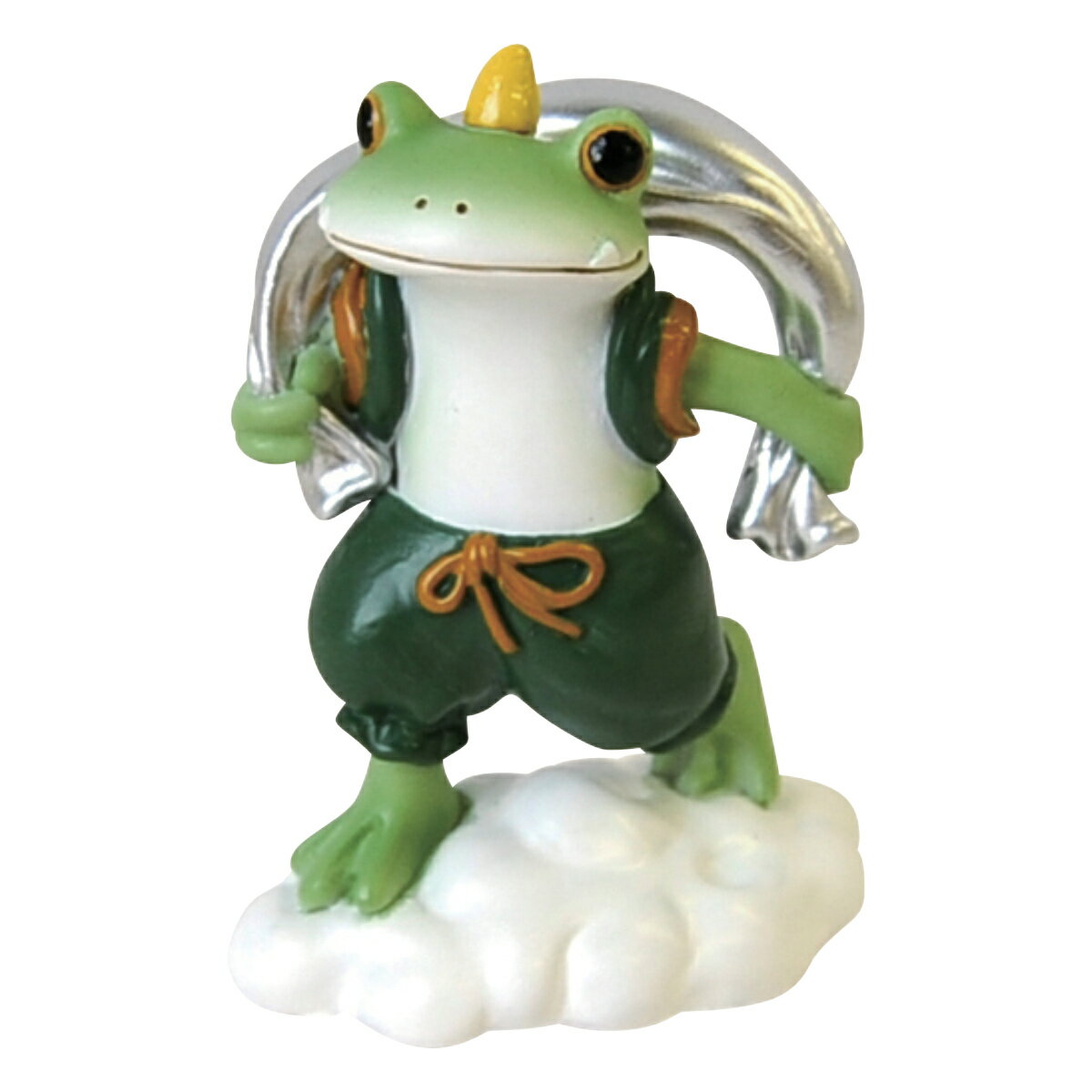 オブジェ カエル 風神タロウ Copeau （ 置き物 コポー コポタロウ 置物 かえる 蛙 グッズ マスコット ミニチュア 雑貨 オーナメント インテリア 玄関 飾る かわいい 可愛い リビング 卓上 机上 小さい ）【3980円以上送料無料】のサムネイル