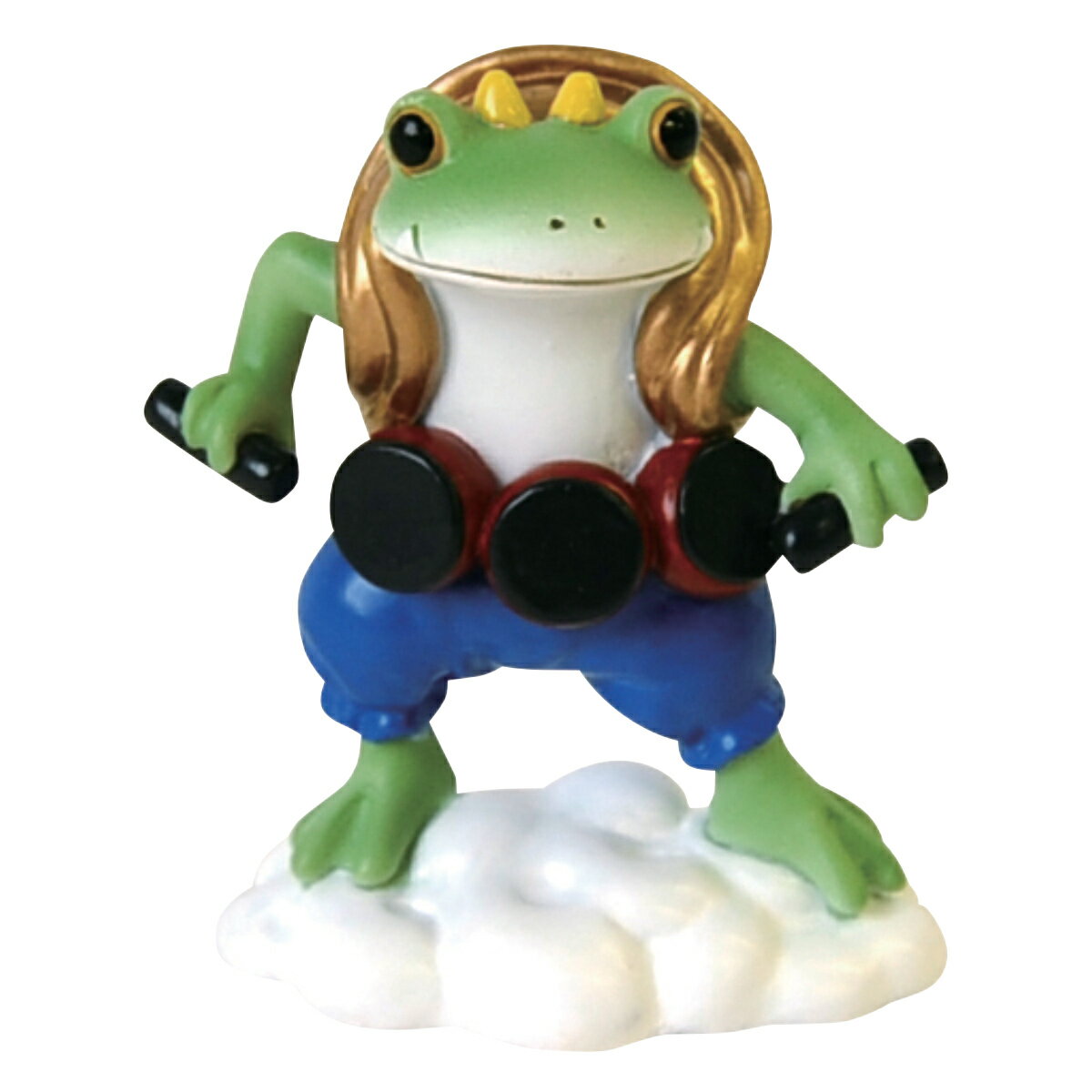 オブジェ カエル 雷神タロウ Copeau （ 置き物 コポー コポタロウ 置物 かえる 蛙 グッズ マスコット ミニチュア 雑貨 オーナメント インテリア 玄関 飾る かわいい 可愛い リビング 卓上 机上 小さい ）【3980円以上送料無料】のサムネイル