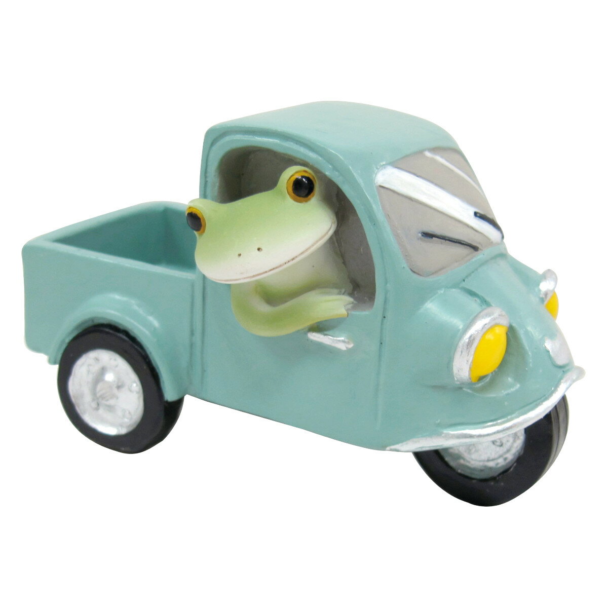 置き物 三輪自動車に乗るカエル Copeau （ コポー カエル コポタロウ 置物 玄関 かえる 蛙 グッズ マスコット ミニチュア 雑貨 オーナメント インテリア 飾る かわいい 可愛い オブジェ リビング 卓上 机上 小さい ミニ ） 【3980円以上送料無料】のサムネイル