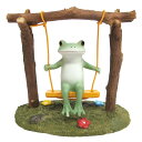 置物 ゆらゆらブランコ Copeau ( コポー カエル コポタロウ 玄関 かえる 蛙 グッズ マスコット ミニチュア 雑貨 オーナメント インテリア 飾る か...