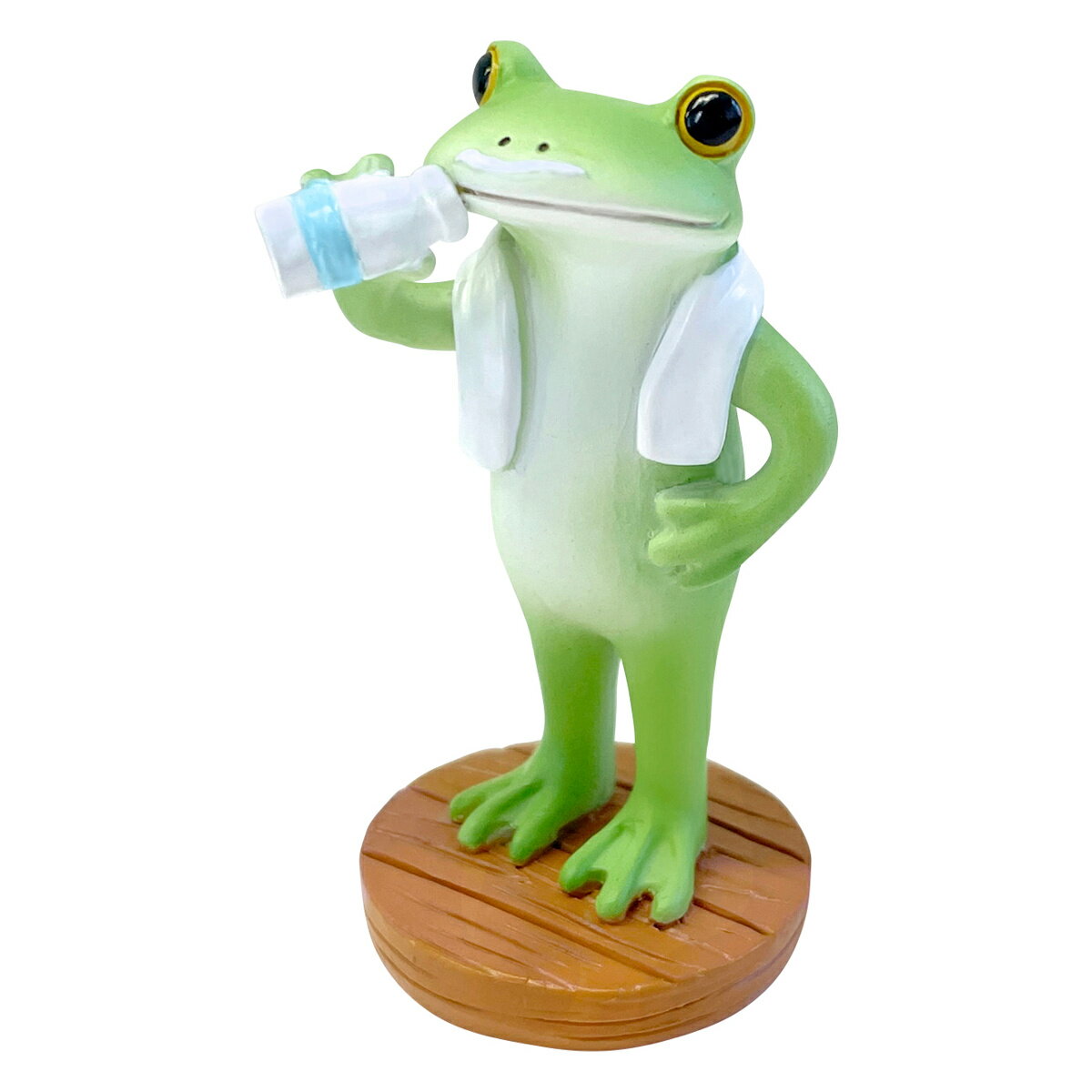 コポー 湯あがりの1杯 カエル 置物 （ Copeau 置き物 コポタロウ 玄関 かえる 蛙 グッズ マスコット ミニチュア 雑貨 オーナメント インテリア サウナ 湯上り 飾る かわいい 可愛い オブジェ リビング 卓上 机上 小さい ） 【3980円以上送料無料】