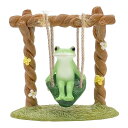 コポー ゆらゆら葉っぱのブランコ カエル 置物 ( Copeau 置き物 コポタロウ かえる 蛙 グッズ マスコット ミニチュア 雑貨 オーナメント インテリア 玄関 飾る かわいい 可愛い オブジェ リビング 卓上 机上 小さい ) 【3980円以上送料無料】