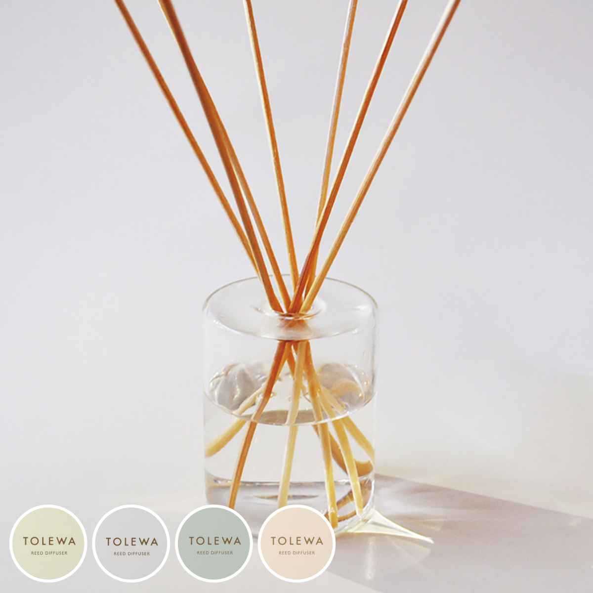 リードディフューザー TOLEWA 100ml ( ディフューザー アロマディフューザー ガラス 透明 芳香剤 ギフト トレワ 日本製 アロマ おしゃれ プレゼ...