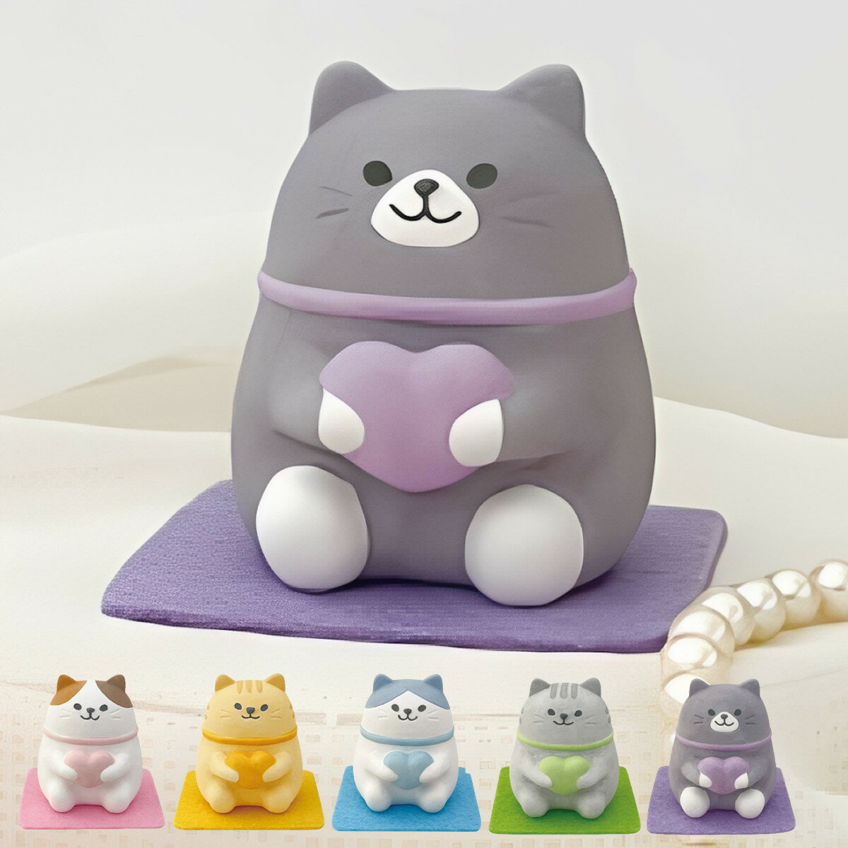 アロマストーン 風水ねこアロママスコット 猫 （ 風水 アロマ アロマオイル用 石 芳香剤 かわいい ...