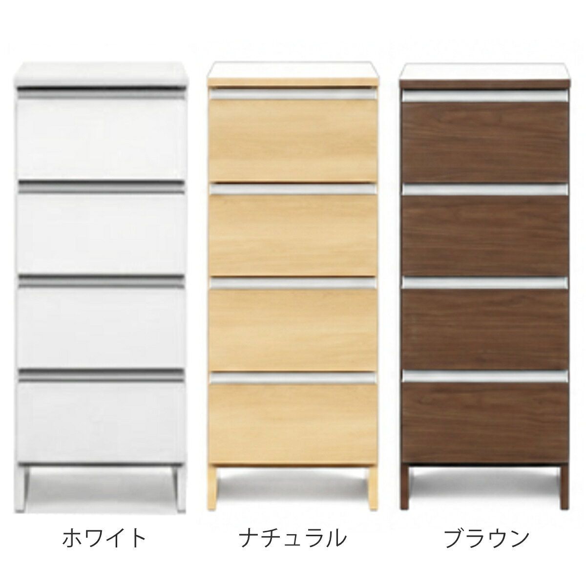 ランドリーチェスト 幅39.8cm スリム ロータイプ 日本製 （ 開梱設置 ランドリー収納 隙間収納 すきま収納 洗面所 脱衣所 収納 棚 引き出し キッチン収納 ランドリーラック すき間 ラック 可動棚 扉 省スペース サニタリー収納 ）【3980円以上送料無料】 colorfulbox-10200098 お弁当グッズのカラフルボックス サンプル画像3