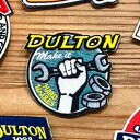 ワッペン ダルトン DULTON ハードウェア ( アップリケ わっぺん 刺繍 おしゃれ ミリタリー ファッション小物 エンブレム アイロン装着 ワンポイント ...